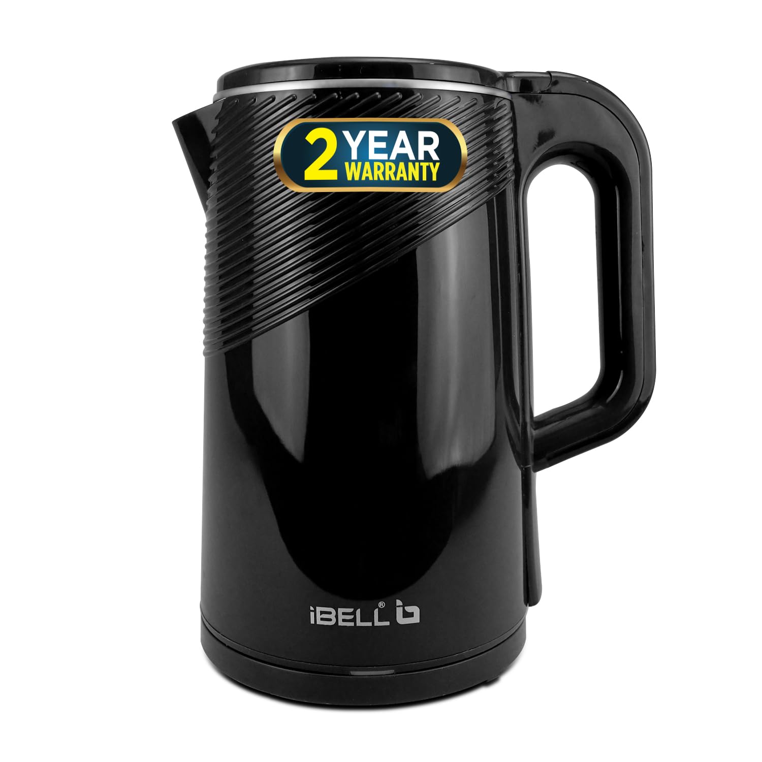 iBELL Pek20Bkplus Premium Stainless Steel Electric Kettle 2.0 Litre Auto Cut-Off Feature